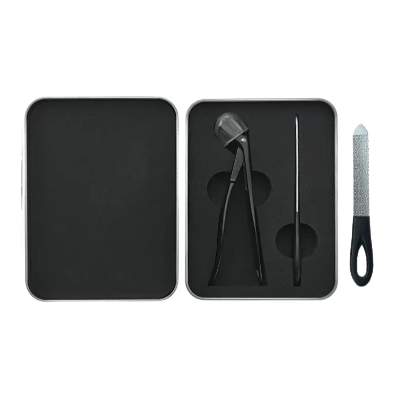 SafeClipper - Set di Forbici per Unghie Ergonomico con Manico Sicuro in Acciaio Inossidabile