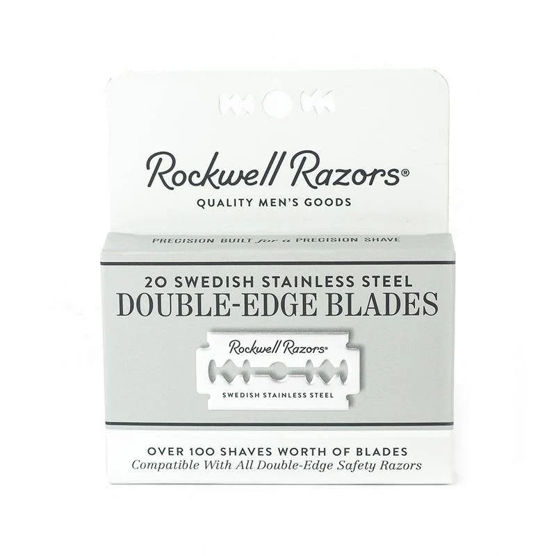 Rockwell RazLames pour rasoir à double tranchant - emballage de 20 Lames