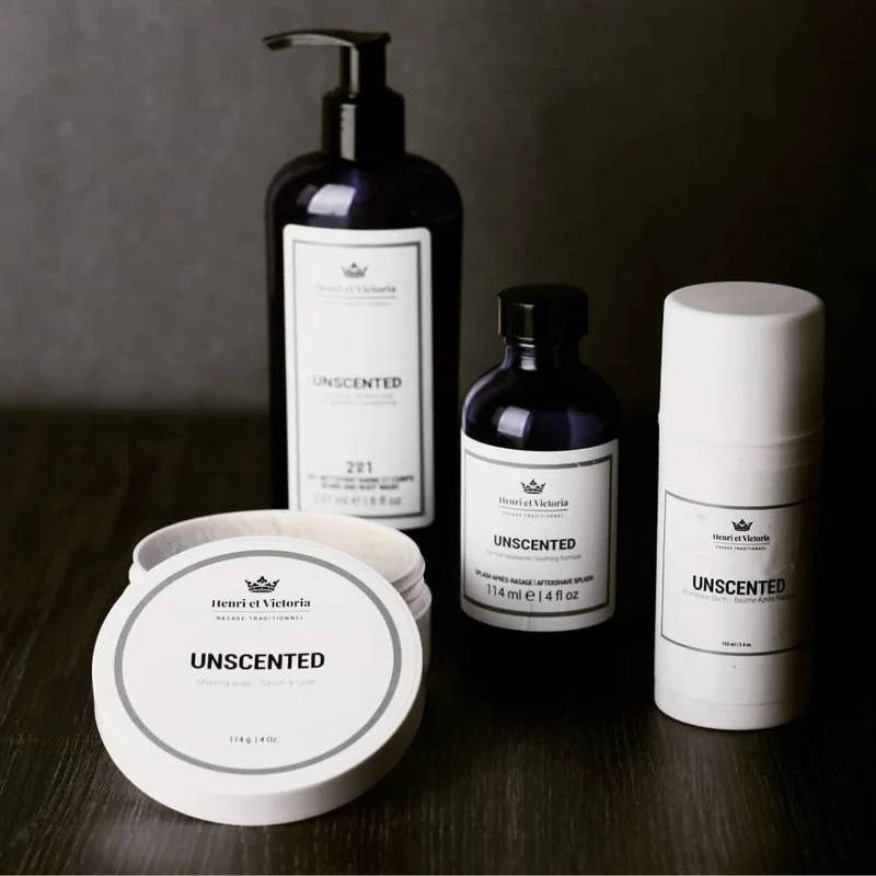 Savon à raser avec beurre de karité "Unscented" (114g/4.0oz)
