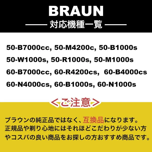 Braun Replacement Blade Series 5/6 F/C 53B Black