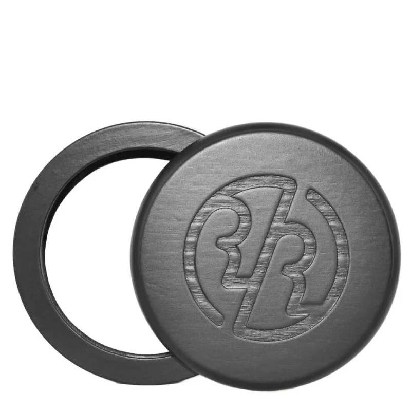 Savon à raser dans un bol en bois noir - Barbershop Scent (113g/4.0oz)
