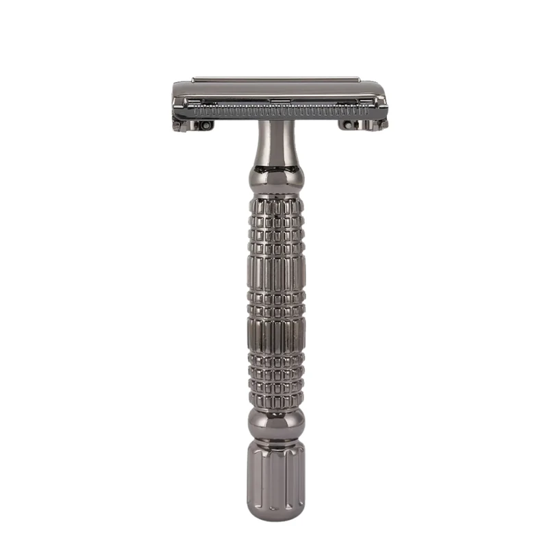 Ensemble cadeau rasage traditionnel - Gunmetal