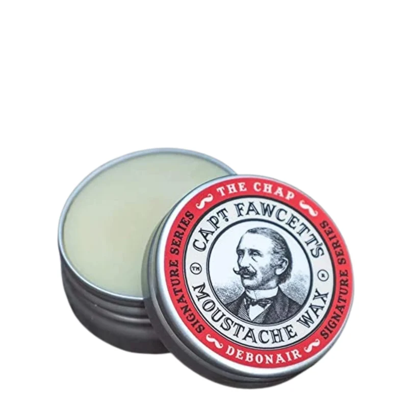Ensemble cire à moustache "The Chap" et peigne à moustache de poche pliable CF.87T (15ml/0.5oz)