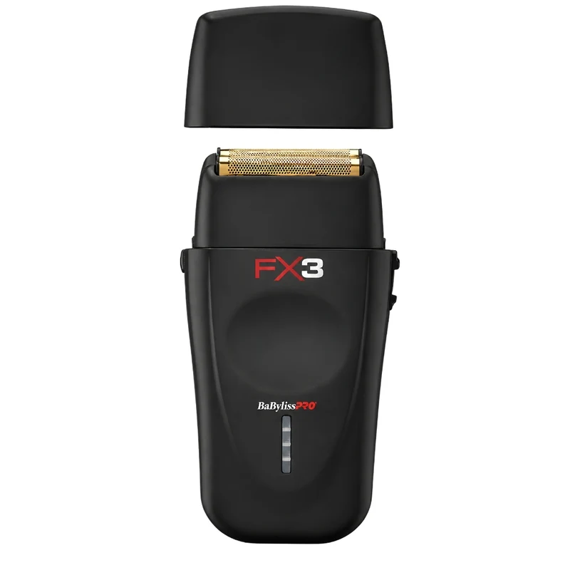 BaByliss PRO - Rasoir sans fil à double lames haute vitesse "FXX3SB" avec moteur Ferrari de 3e génération - Noir