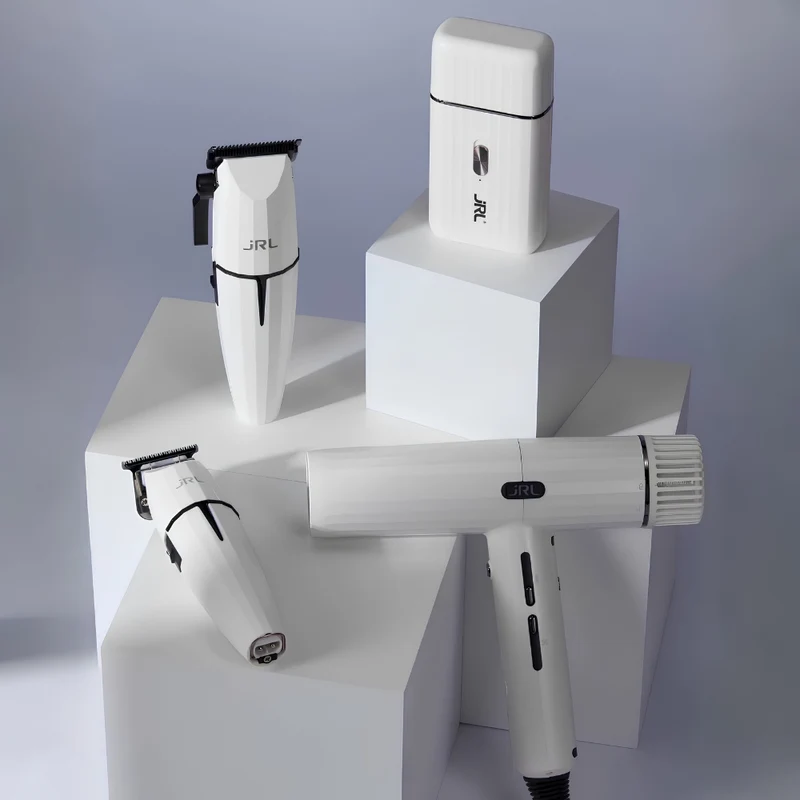 JRL Professional - Tondeuse de finition sans fil avec pile lithium-ion "ONYX GHOST 2020T-W Trimmer" - Blanc
