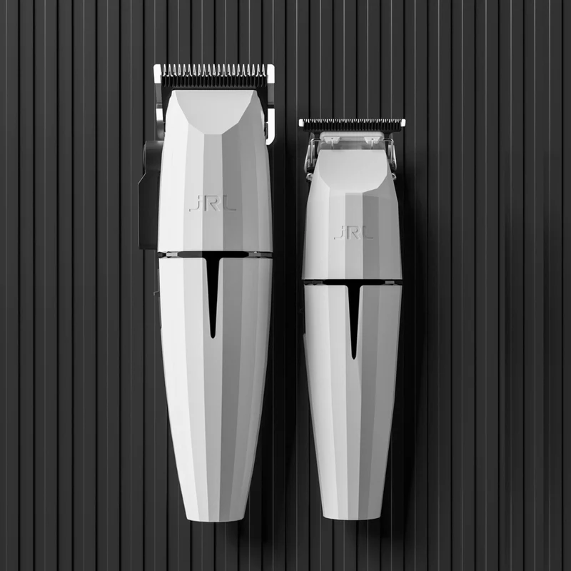 JRL Professional - Tondeuse sans fil avec pile lithium-ion "ONYX GHOST FF 2020C-B-W Clipper" - Blanc