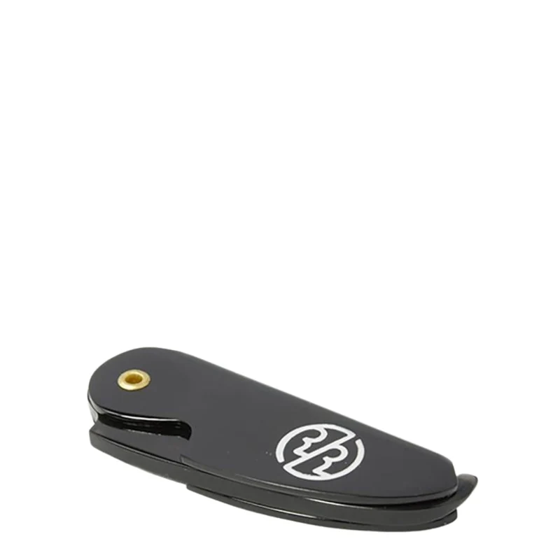 Peigne de poche pliant pour barbe et moustache (117mm/4.6") - Noir