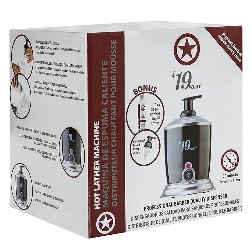 Distributeur de mousse chaude pour rasage "Wahl 19 Hot Lather Machine" No. 68908
