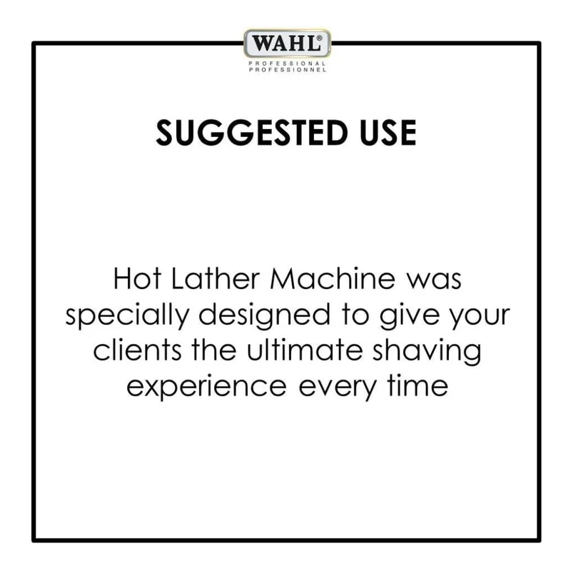 Distributeur de mousse chaude pour rasage "Wahl 19 Hot Lather Machine" No. 68908