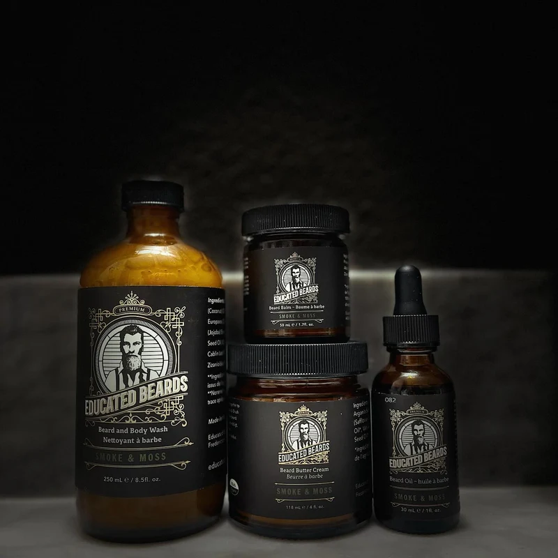 Nettoyant à barbe "Smoke and Moss" (250ml/8.5oz)