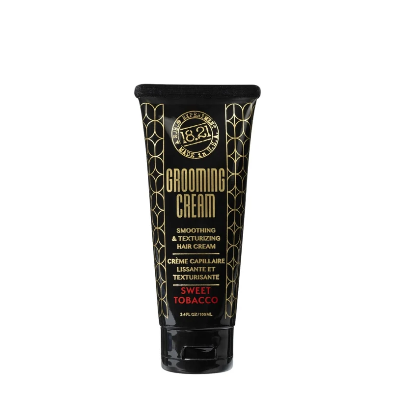Crème capillaire "Grooming Cream Sweet Tobacco" - Lissante et texturisante (100ml/3.4oz)