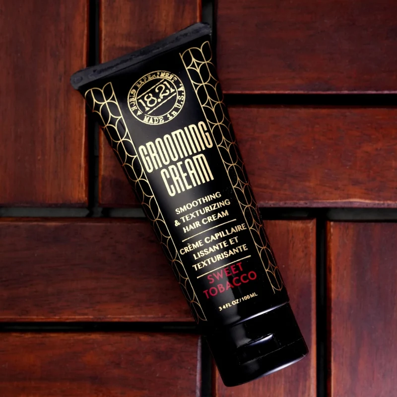 Crème capillaire "Grooming Cream Sweet Tobacco" - Lissante et texturisante (100ml/3.4oz)