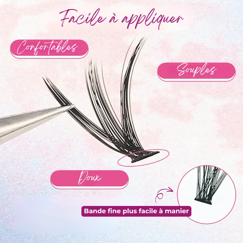 Kit Extension de Cil naturels individuels à domicile - Tenue 7j