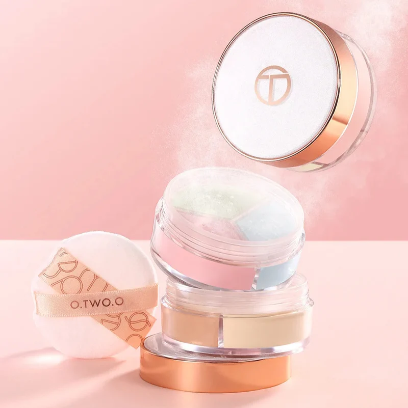 Poudre de Maquillage Correctrice Anti-rougeur