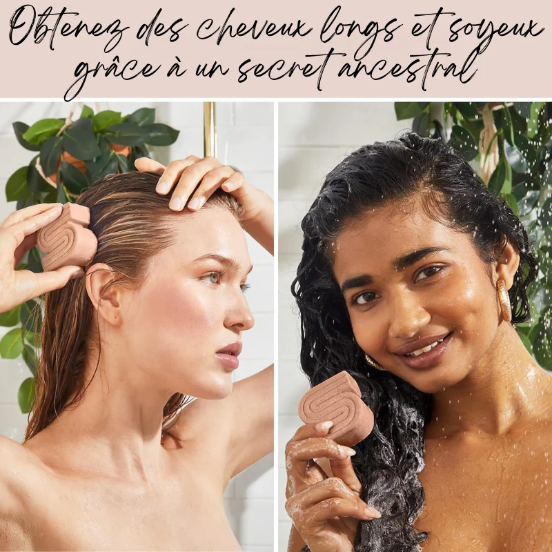 Shampoing & Après-Shampoing Solide Fortifiants à l'eau de riz - Lot de 2