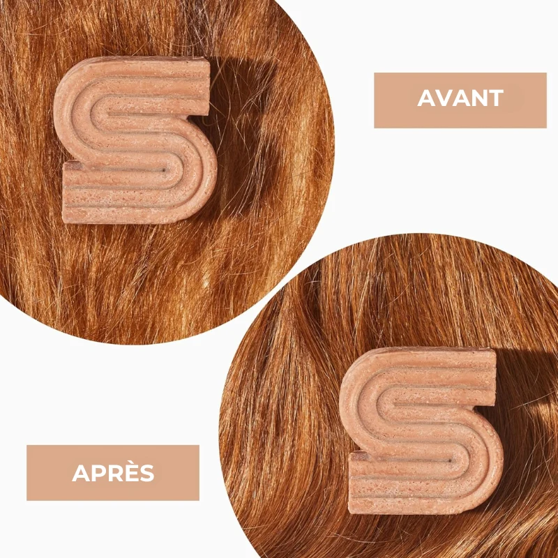 Shampoing & Après-Shampoing Solide Fortifiants à l'eau de riz - Lot de 2