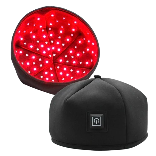 Bonnet de Photothérapie Infrarouge - Anti Perte de cheveux et Favorise la pousse