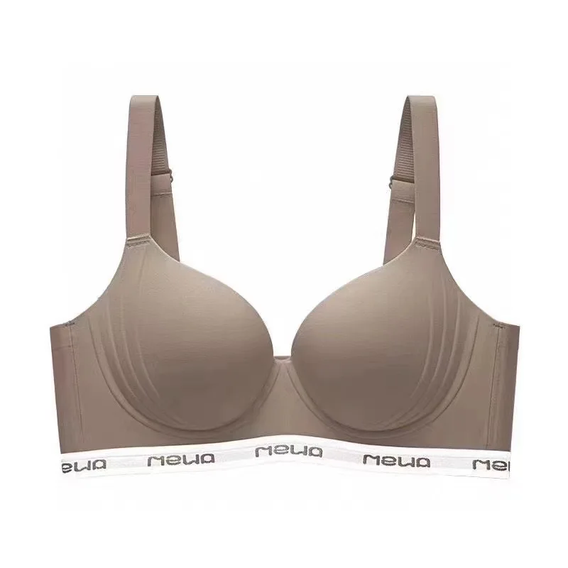 Soutien-gorge en Soie Glacée Sans Couture Effet Push Up