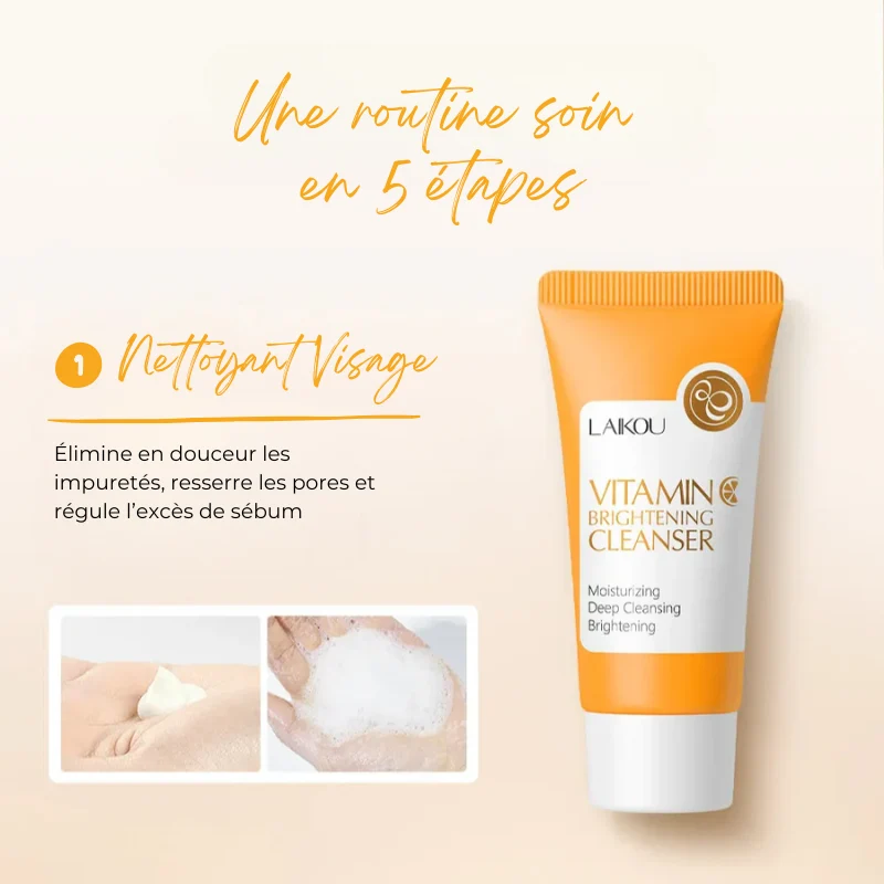 Coffret Soin Complet 5PCS à la Vitamine C