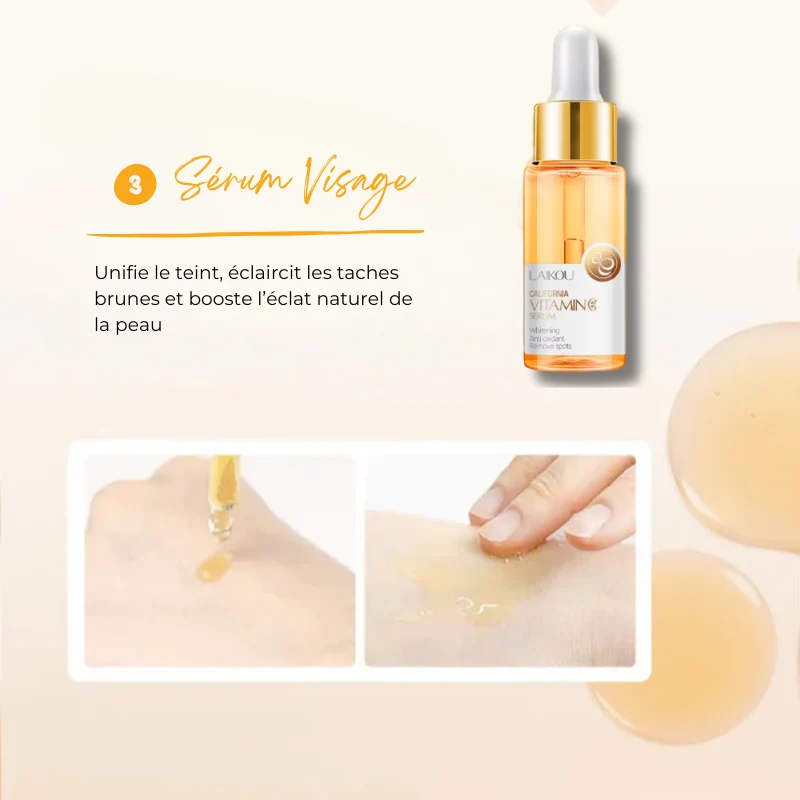 Coffret Soin Complet 5PCS à la Vitamine C