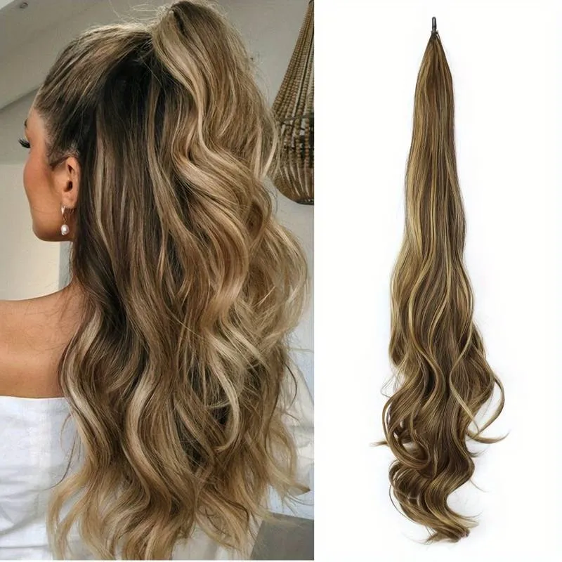 Codino elastico intrecciabile per capelli lunghi e folti - Selena