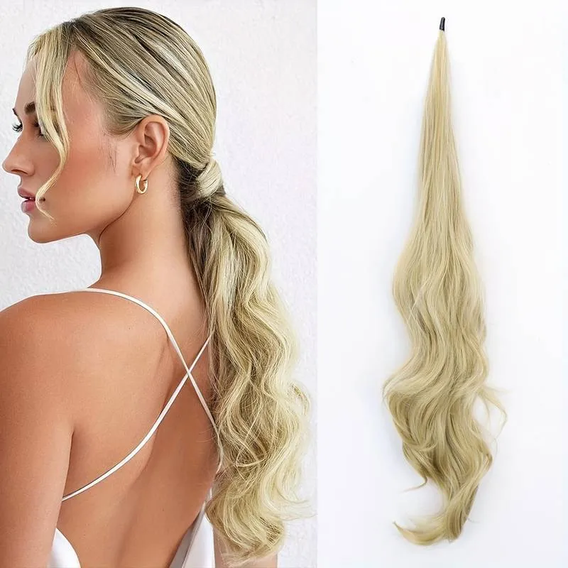 Codino elastico intrecciabile per capelli lunghi e folti - Selena
