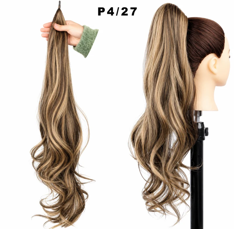 Codino elastico intrecciabile per capelli lunghi e folti - Selena