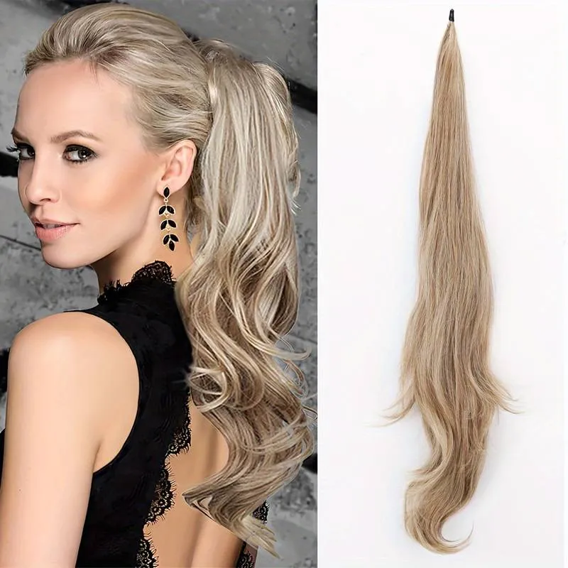 Codino elastico intrecciabile per capelli lunghi e folti - Selena