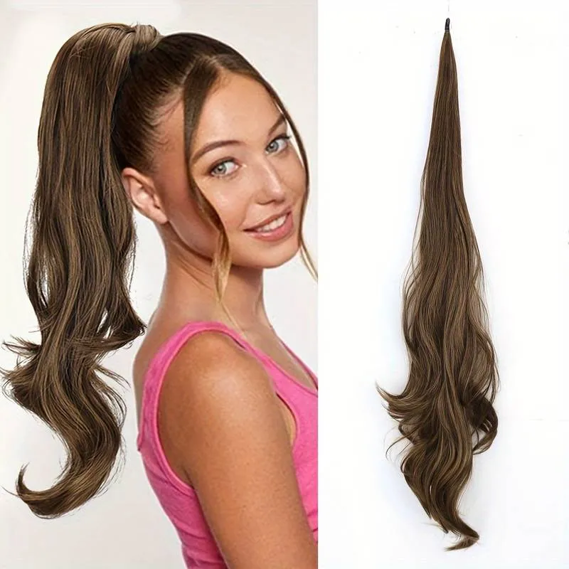 Codino elastico intrecciabile per capelli lunghi e folti - Selena
