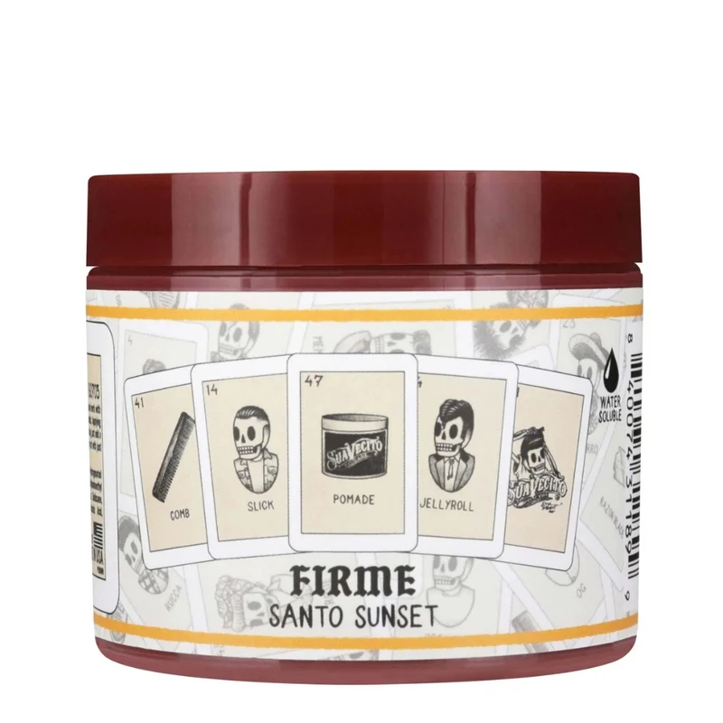 Pommade "Firm Strong Hold" Édition Santo Sunset - Tenue extra forte brillance moyenne (113g/4.0oz)