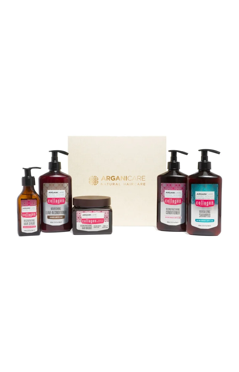 Coffret revitalisant - Collagène - Cheveux fins, dévitalisés & sans volume - 5 produits
