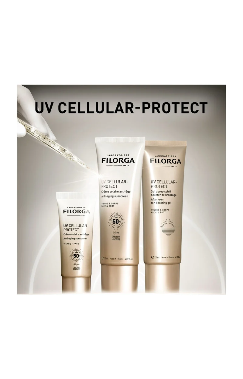 Crème solaire SPF50+ & sérum polyrevitalisant - UV Cellular Protect - 40 ml