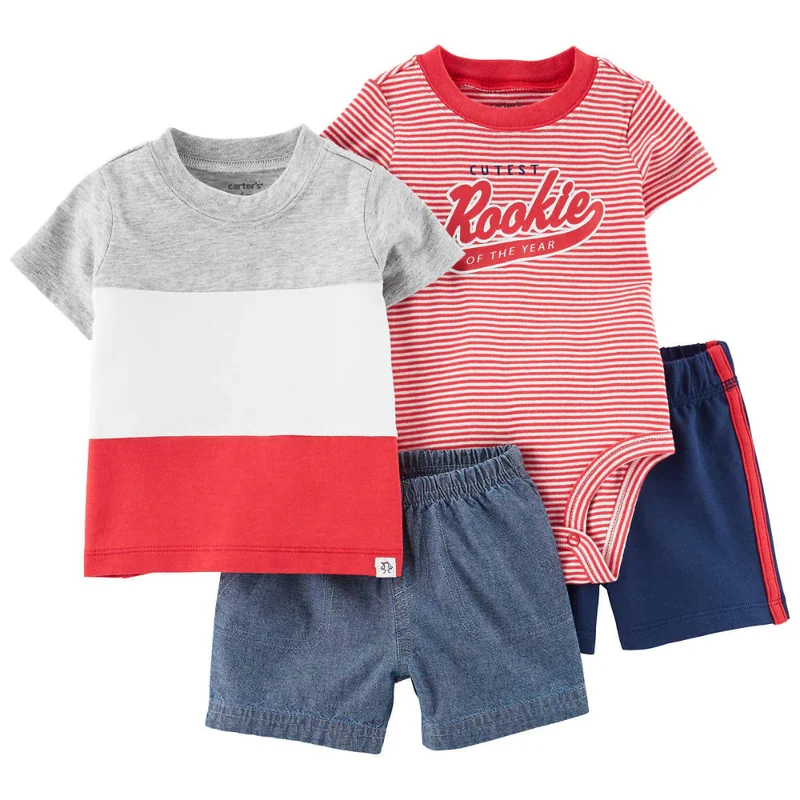 CARTER'S - Ensemble de 4 Pièces pour Enfant