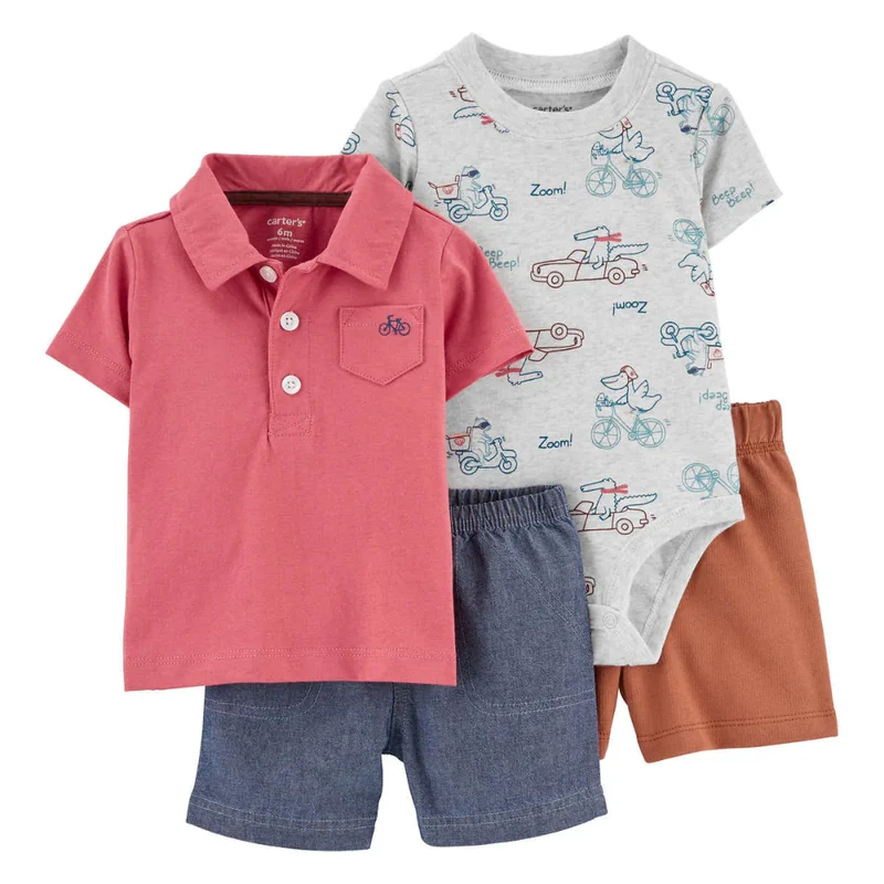 CARTER'S - Ensemble de 4 Pièces pour Enfant