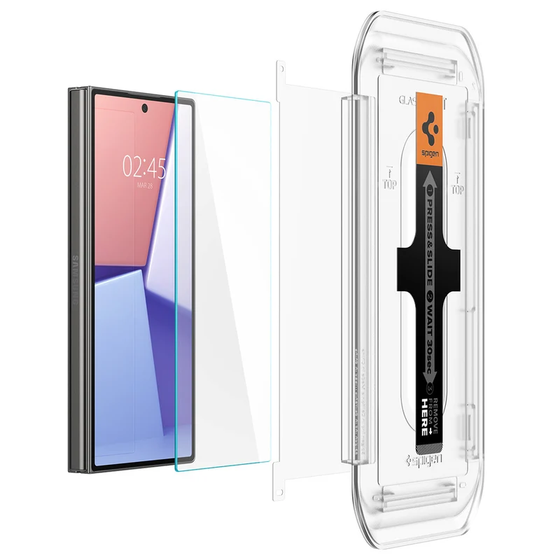 Spigen Samsung Galaxy Z Fold 6 EZ Fit GLAS.tR Slim 2PCS Glass Screen Protector - Clear