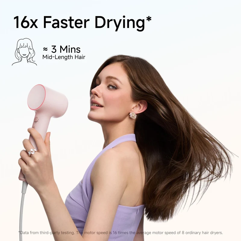 Laifen Air Pro High-Speed Hair Dryer (Coral Pink)