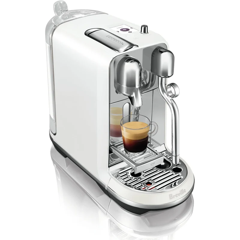 Breville Nespresso Creatista Plus Capsule Coffee Machine (Sea Salt White)