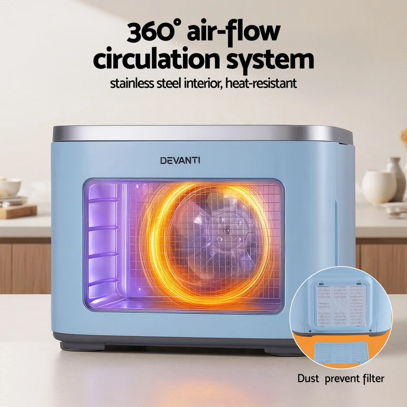 Devanti 5 Trays Food Dehydrator Mini Fruit Dryer 500W