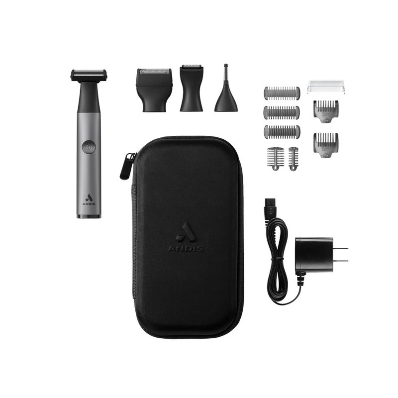 Andis SBT-1 Single Blade Trimmer with Attachments Soft Case and Maintenance Kit