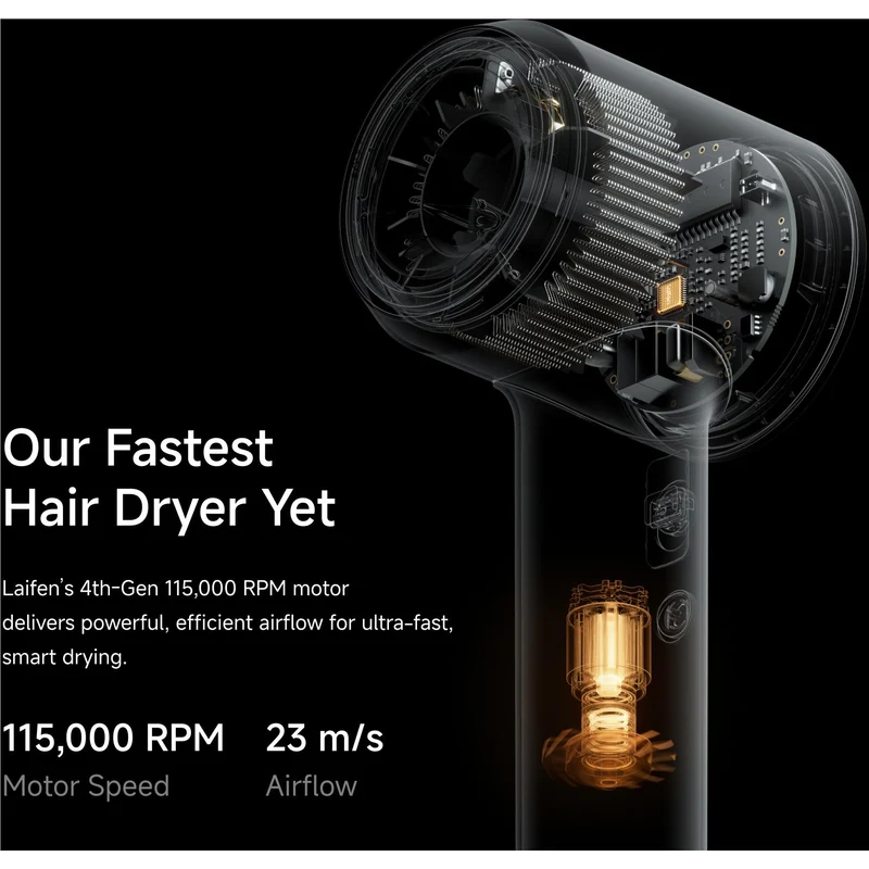 Laifen Swift 4 Hair Dryer (Polished Lavender)