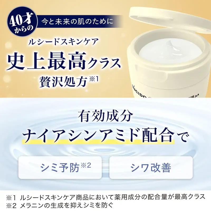 Lucido Medicated Perfect Skin Cream Ex For Men Over 40 Moisturizing 90G