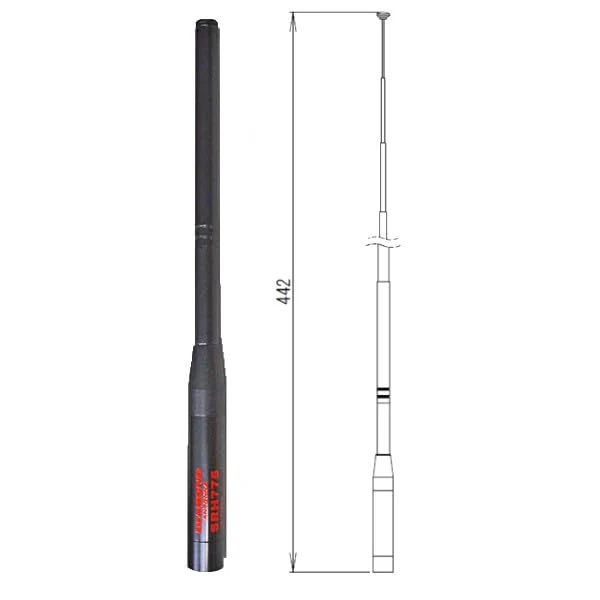 DIAMOND First Wave SRH776 Handheld Rod Antenna 144/430MHz 120/150/300/450MHz