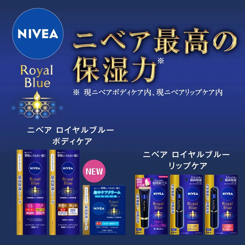 Nivea Royal Blue Fragrance-Free Medicinal Moisturizing Body Cream 160G