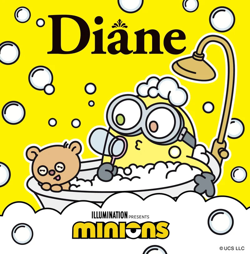 Diane Botanicals Minion Design Hand & Body Soap Citrus & White Tea Fragrance 500ml