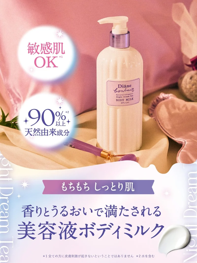 Diane Bonheur Body Milk Night Dream Tea Fragrance 390ml