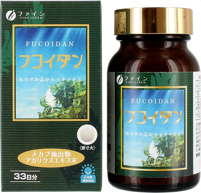 FINE JAPAN Fucoidan 33 days 198 capsules