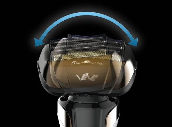 Maxell Izumi Electric Shaver 6 blades IZFV951 (100v-240v)