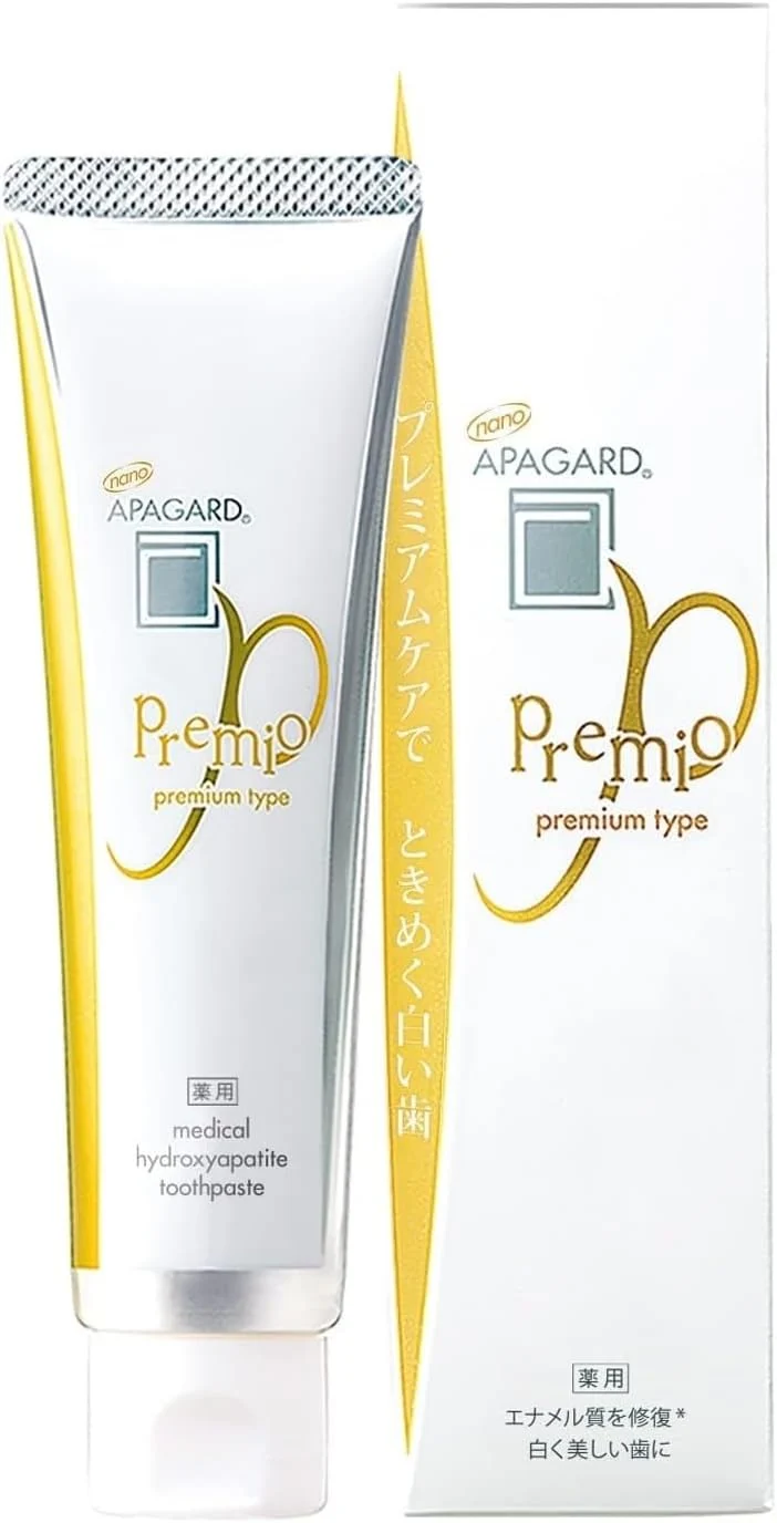 Apagard Premio Whitening Toothpaste with Hydroxyapatite Made in Japan 100g