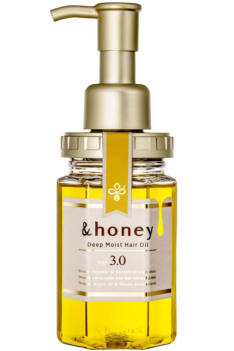 &HONEY Deep Moist 3.0 Hair Oil "Super moist organic formula intensive moisturizing" 100mL