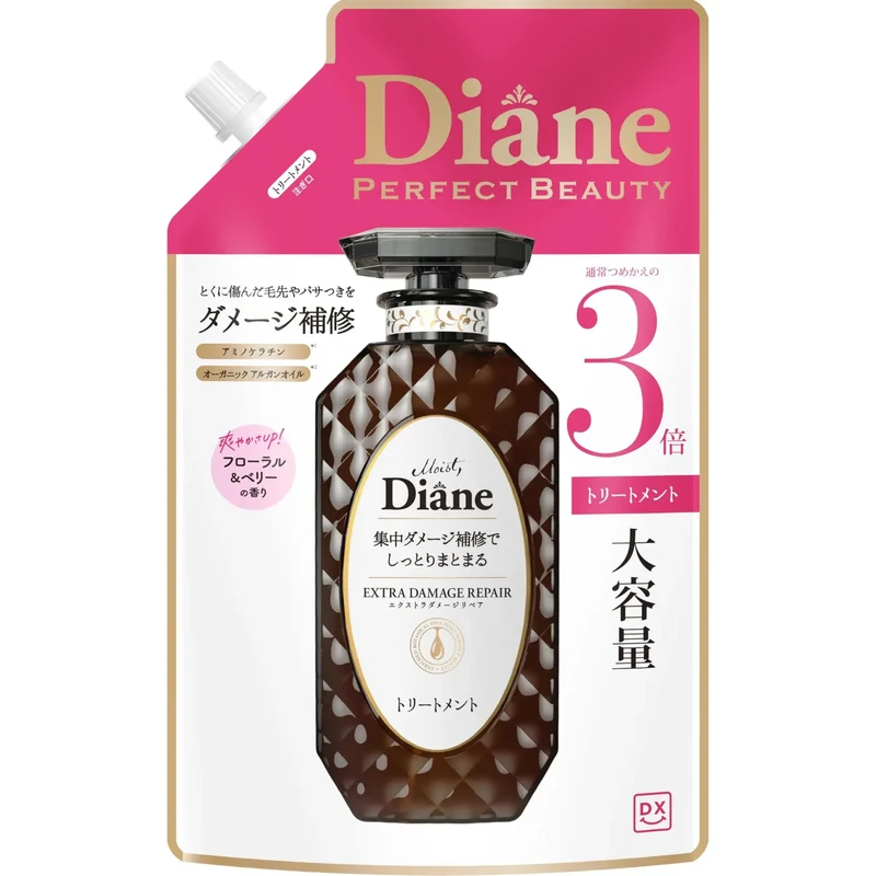 Diane Perfect Beauty Damage Repair Shampoo Floral & Berry Scent 1000ml